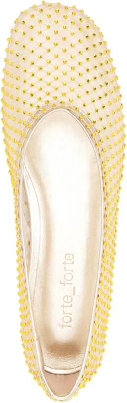 Forte Strass Mesh Ballerina Schoenen