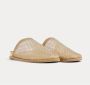Forte Strass Resille Platte Sandalen Made in Italy Beige Dames - Thumbnail 2