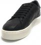 Fracomina Dames lage sneakers in zwart geëmbosseerd eco-leer Black Dames - Thumbnail 5
