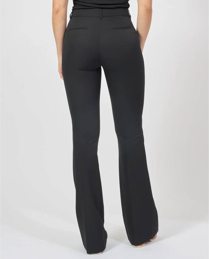 Fracomina Zwarte Bootcut Broek met Normale Taille
