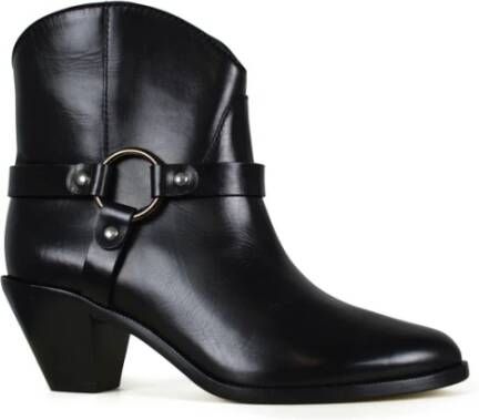 Francesco Russo Boots Zwart Dames
