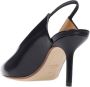 Francesco Russo Militaire Knoop Leren Slingback Pumps Black Dames - Thumbnail 3