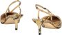 Francesco Russo Slangeprint Puntige Neus Slingback Pumps Multicolor Dames - Thumbnail 3