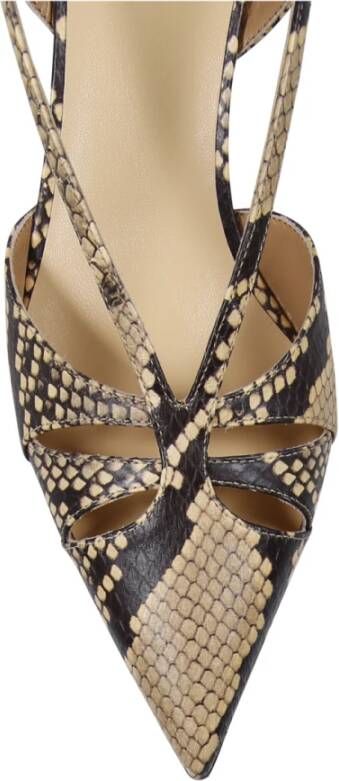 Francesco Russo Tan Sandal 302 voor vrouwen