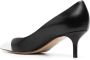 Francesco Russo Wit Zwart Leren Pumps Multicolor Dames - Thumbnail 4