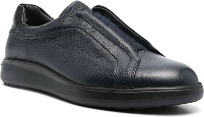 Fratelli Rossetti Italiaanse leren sneakers met rubberen zool