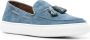Fratelli Rossetti Suede Tassel Loafers Blue Heren - Thumbnail 4