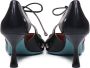 Fratelli Russo Zwarte Leren Vetersluiting Platte Schoenen Black Dames - Thumbnail 3