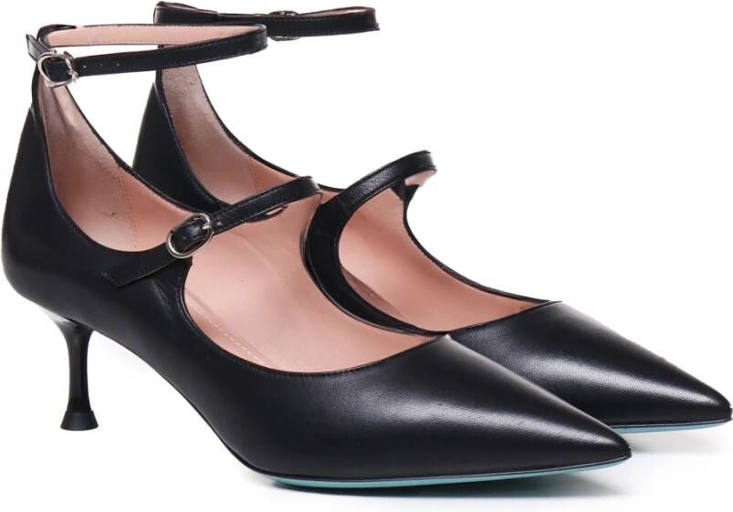 Fratelli Russo Zwarte sandalen met hak en kleurrijke zool Black Dames