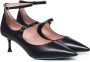 Fratelli Russo Zwarte sandalen met hak en kleurrijke zool Black Dames - Thumbnail 2