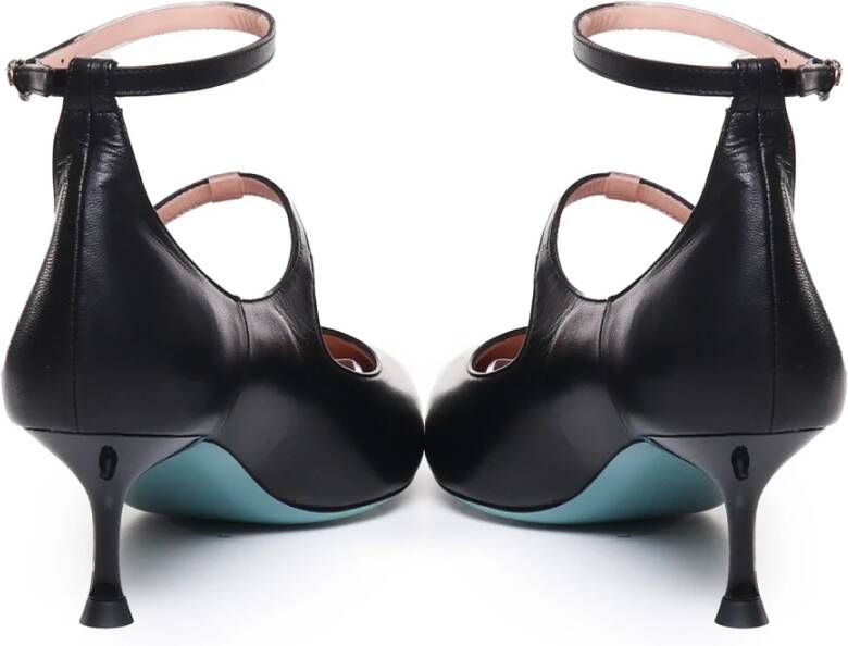 Fratelli Russo Zwarte sandalen met hak en kleurrijke zool Black Dames