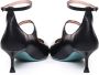 Fratelli Russo Zwarte sandalen met hak en kleurrijke zool Black Dames - Thumbnail 3