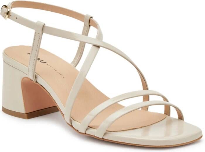 Frau Ecru Patent Sandal 93K2 Beige Dames