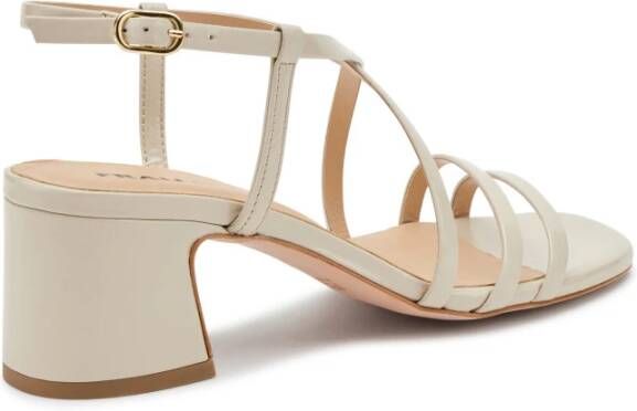 Frau Ecru Patent Sandal 93K2 Beige Dames