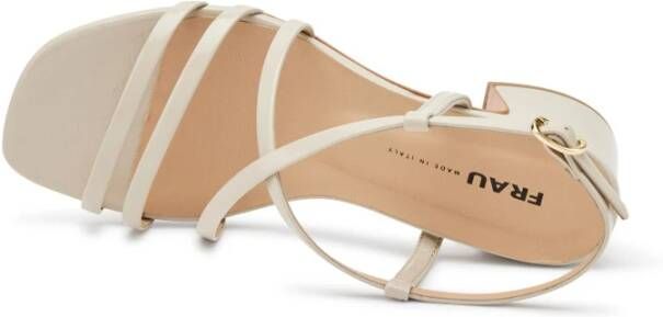 Frau Ecru Patent Sandal 93K2 Beige Dames