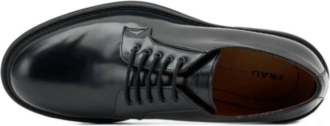 Frau Klassieke leren Derby-schoen Black Heren