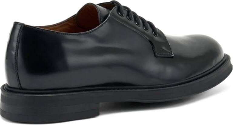 Frau Klassieke leren Derby-schoen Black Heren