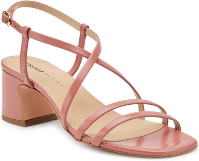 Frau Lakleren Sandalen in Phard Pink Dames