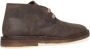 Frau Nabuk Desert Boots met leren voering Brown Heren - Thumbnail 5