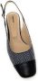 Frau Rafia en leren slingback Multicolor Dames - Thumbnail 5