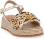 Frau Sandalen FANCY RAFIA TRICOLOR - Thumbnail 3