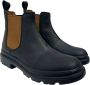 Frau Vintage Nabuk Werkkleding Laarzen Black Heren - Thumbnail 3