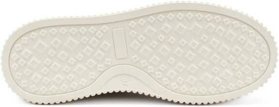 Frau Witte decoratieve sneakers met platformzool