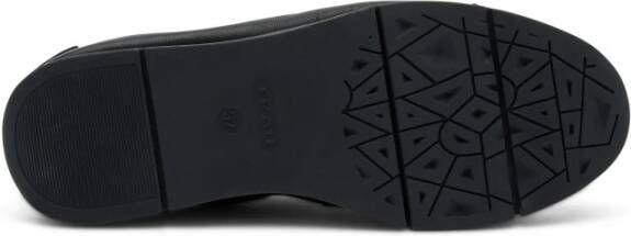 Frau Zwarte leren comfort ballerina schoenen