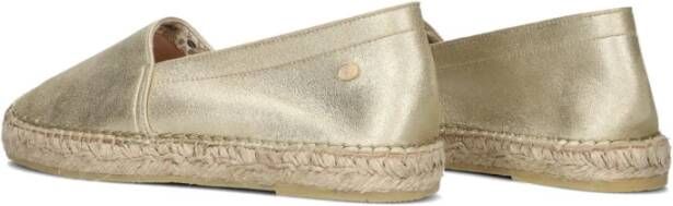 Fred De La Bretoniere Gouden Leren Espadrilles Mili Ana