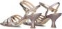 Fred de la Bretoniere Multikleur leren sandalen met kittenhak Multicolor Dames - Thumbnail 16