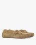 Fred de la Bretoniere Suede Moccasin Loafers Brown Dames - Thumbnail 3