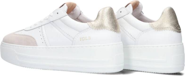 Fred De La Bretoniere Witte lage sneakers voor dames