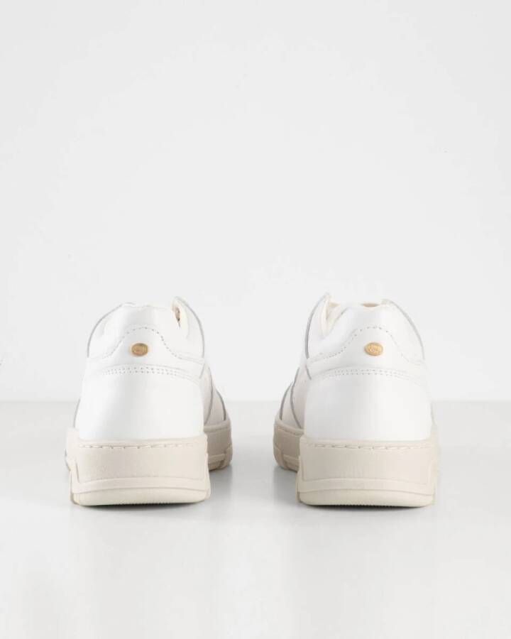 Fred de la Bretoniere Yara Mega Leren Sneakers White Dames