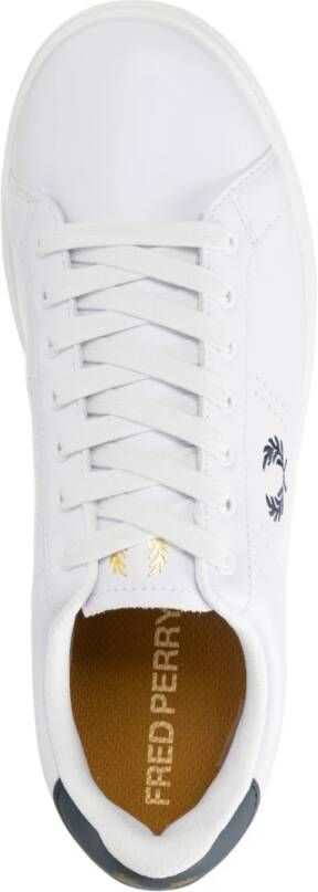 Fred Perry Klassieke Leren Sneakers Wit Heren