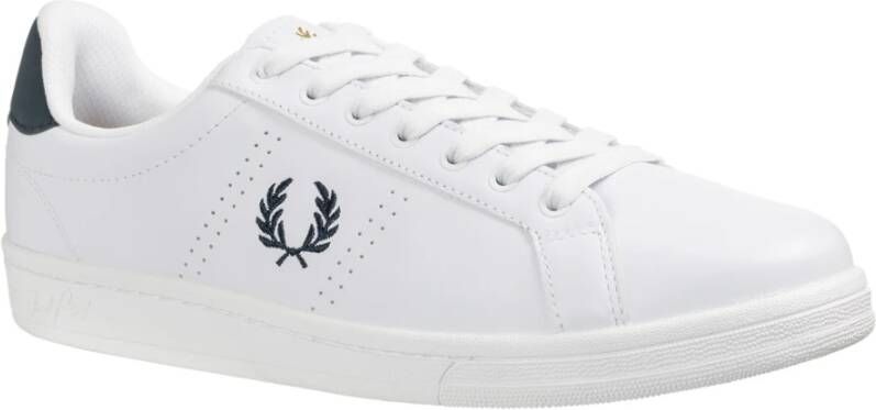 Fred Perry Klassieke Leren Sneakers Wit Heren
