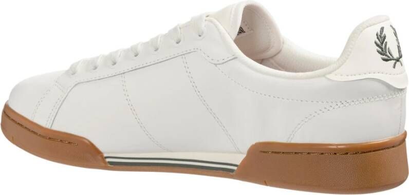 Fred Perry Klassieke Leren Sneakers Wit Heren