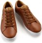 Fred Perry Tan Leren Vulcanised Trainers Bruin Unisex - Thumbnail 15