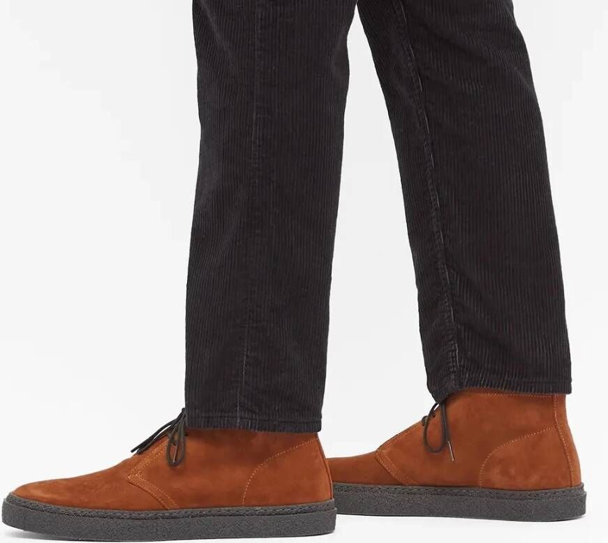 Fred Perry Hawley Suede Boot Ginger Bruin Heren