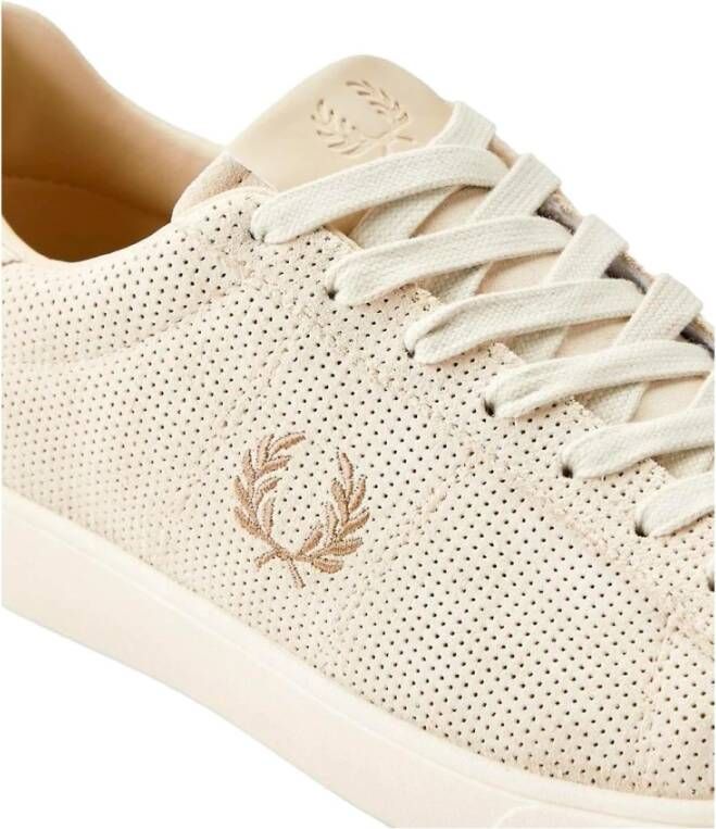 Fred Perry Heren Spencer Perf Sneakers Beige Heren