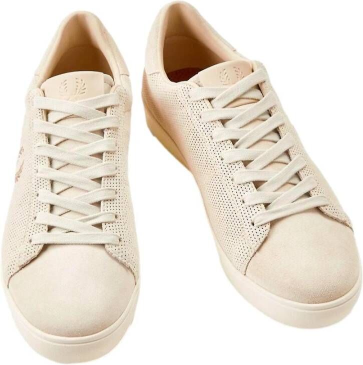 Fred Perry Heren Spencer Perf Sneakers Beige Heren