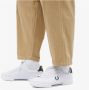 Fred Perry Leren tennissneaker met contrasterende hiel en bies - Thumbnail 2