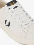 Fred Perry Spencer Tennis Spencer met heren veters B4334 White Wit Heren - Thumbnail 4