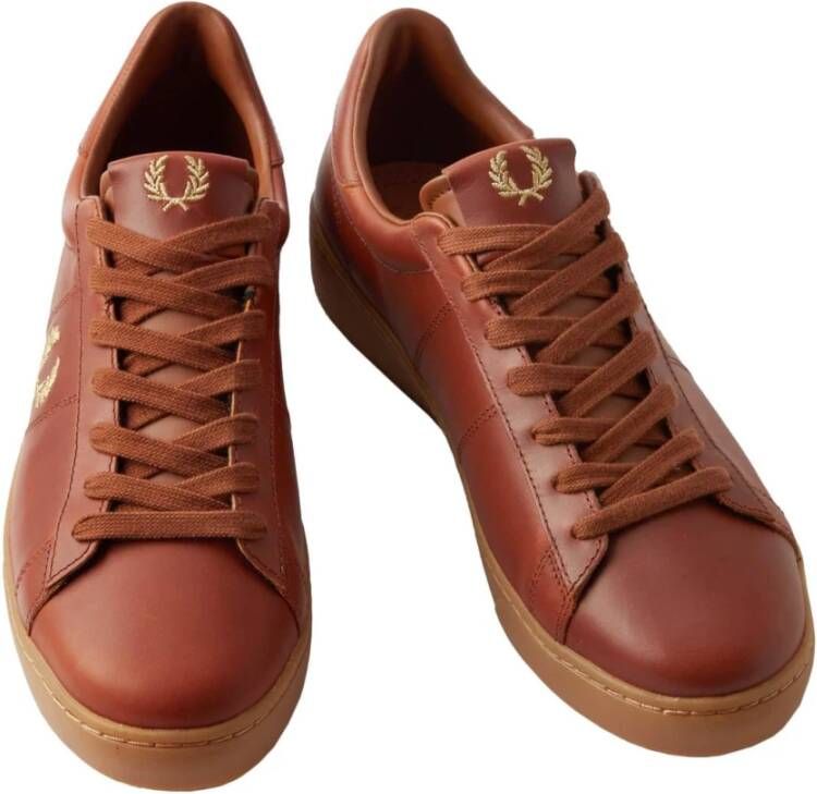 Fred Perry Schoenen Bruin Heren