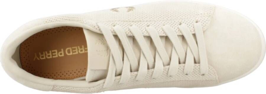 Fred Perry Klassieke Spencer Sneakers voor Mannen Beige Heren