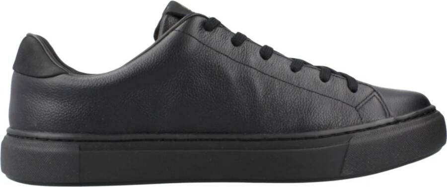 Fred Perry Premium Leren Sneakers voor Mannen Black Heren