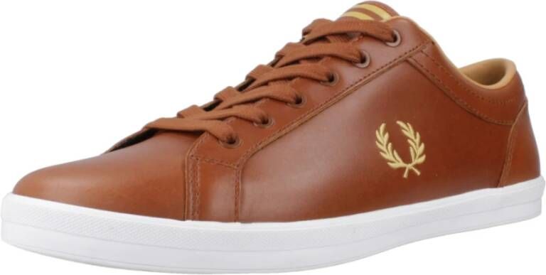 Fred Perry Sneakers Brown Heren