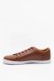 Fred Perry Tan Leren Vulcanised Trainers Brown Unisex - Thumbnail 9