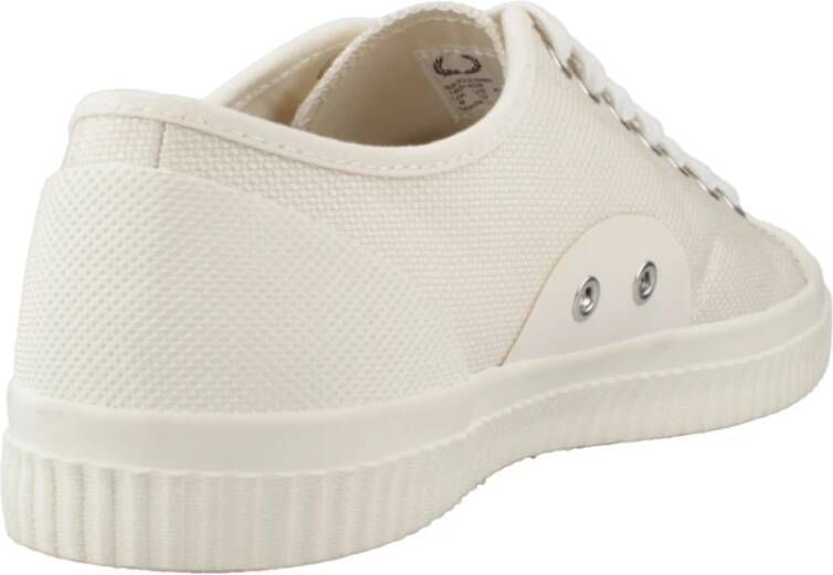 Fred Perry Lage sneakers met textuur voor moderne man Beige Heren