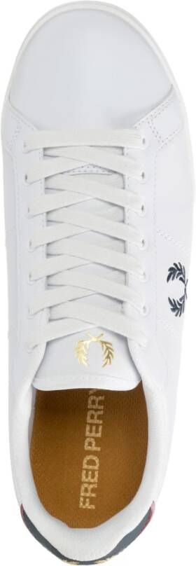 Fred Perry Klassieke Leren Sneakers Wit Heren