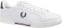 Fred Perry Klassieke Leren Sneakers Wit Heren - Thumbnail 4